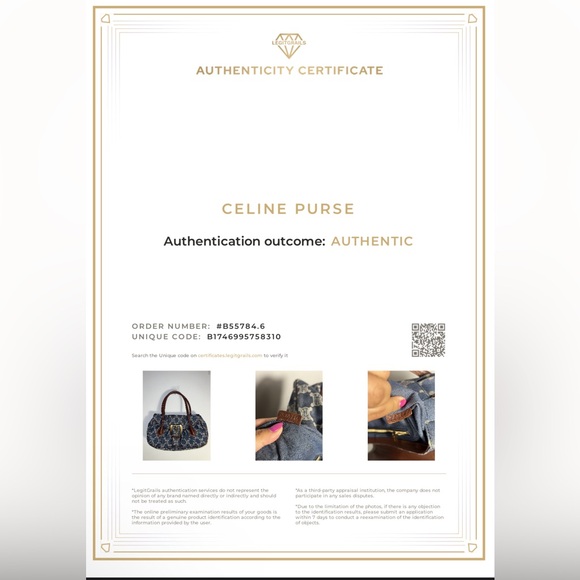 Celine Macadam Printed Denim Bag - Picture 15 of 15